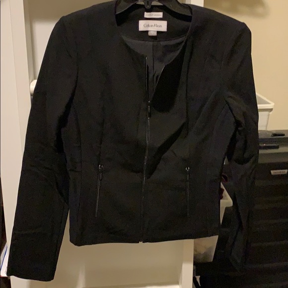 Calvin Klein blazer size 8 black - Picture 1 of 3
